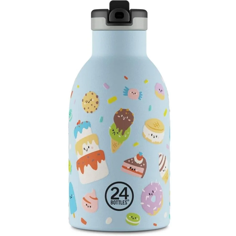 Thermosflasche 24 Bottles Hellblau H 17 cm 330 ml