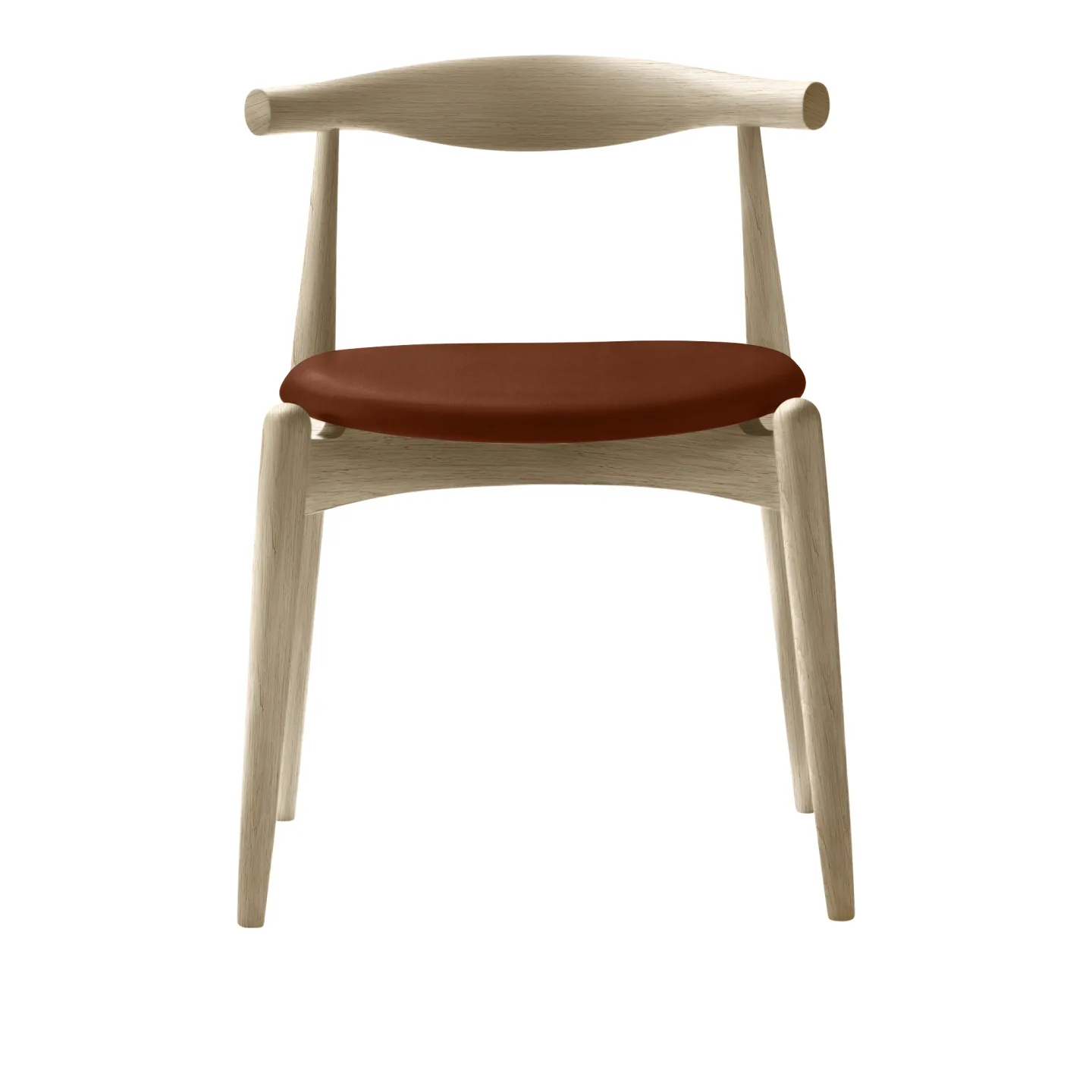 Carl Hansen - CH20, Tvålad Ek, Lädergrupp C Sif - 92 - Matstolar - Hans J. Wegner - Träfärgad - Trä