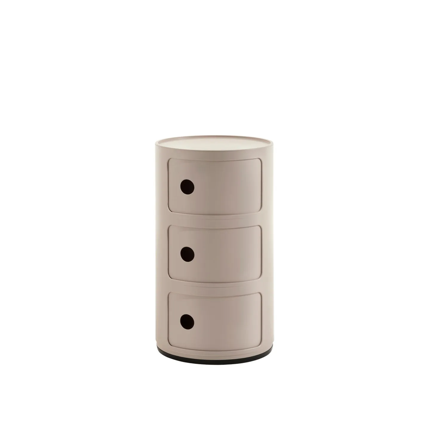 Kartell - Componibili Bio 3 Cream - Hurtsar - Anna Castelli Ferrieri - Beige - Naturmaterial
