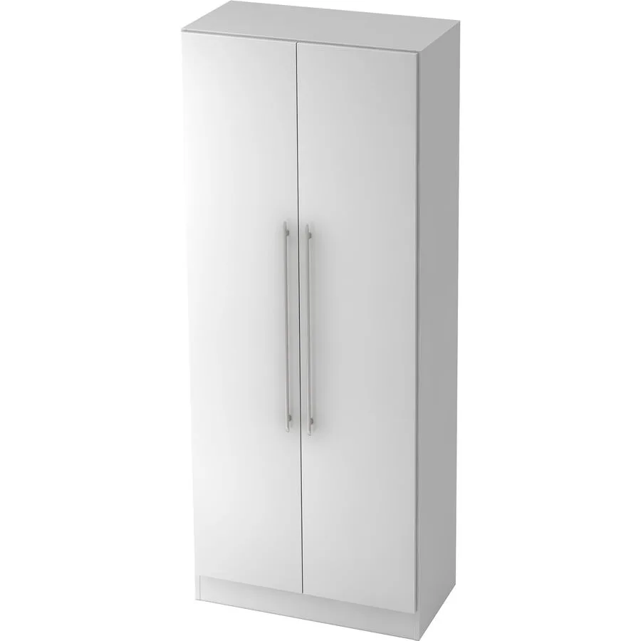 Garderobenschrank Office weiss Holzwerkstoff B 80 T 42 cm H 200.4 cm