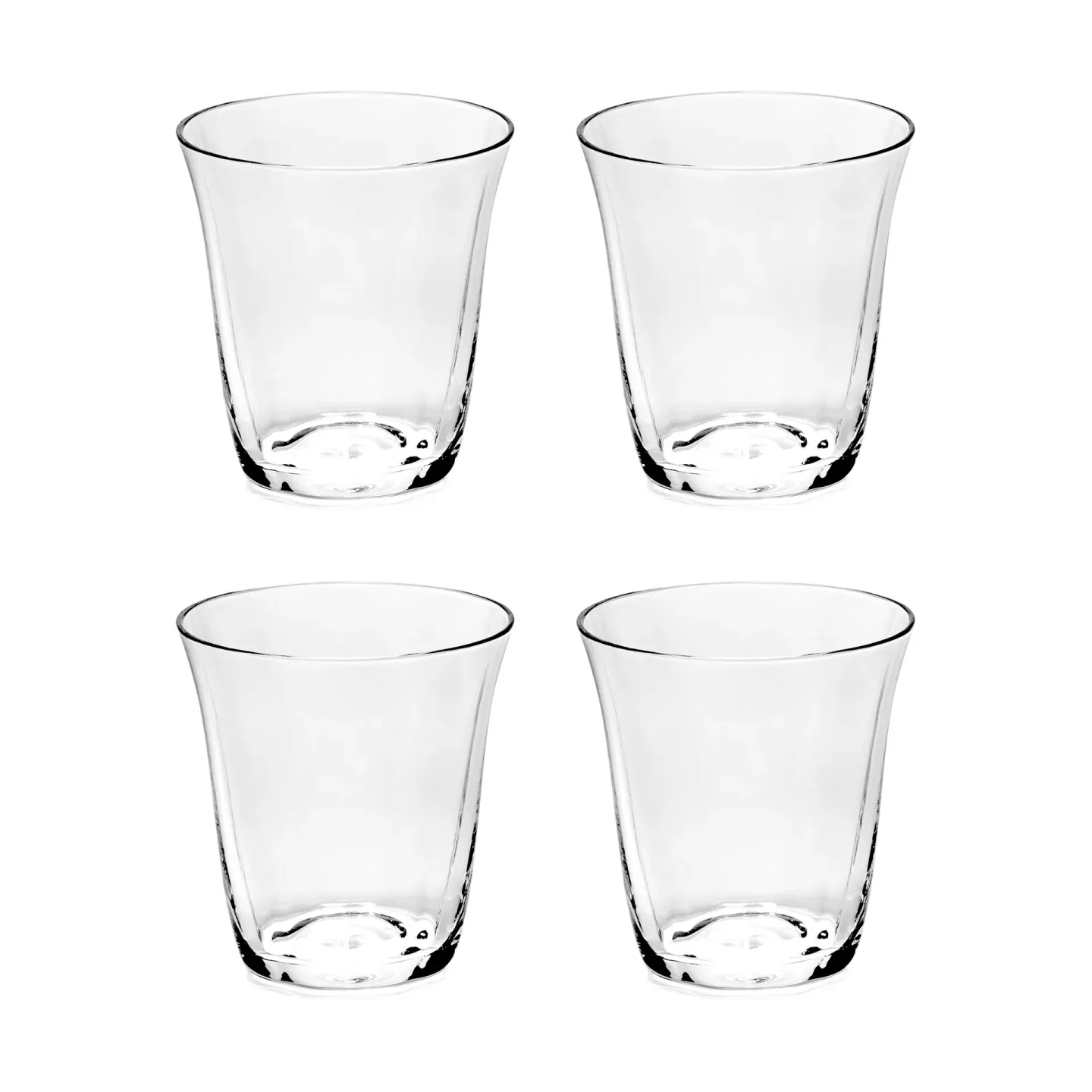 Serax Silhouette doppeltes Espressoglas 11 cl 4er pack Clear