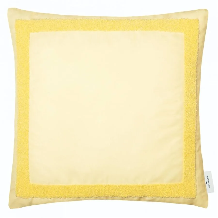 Tom Tailor Zierkissenbezug Case Yellow Polyester/Baumwolle B 45 T 45 cm