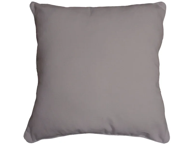 Kissen PANAMA 45x45cm grau unifarben
