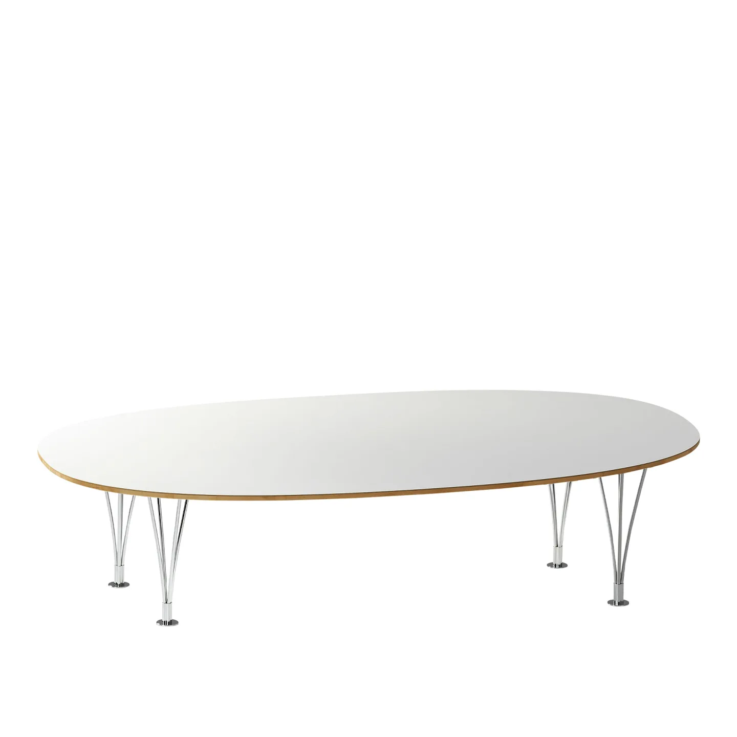 Bruno Mathsson International - Mi 352 Superellips - Vit laminat - Höjd: 72 cm - Matbord - Bruno Mathsson - Vit - Laminat