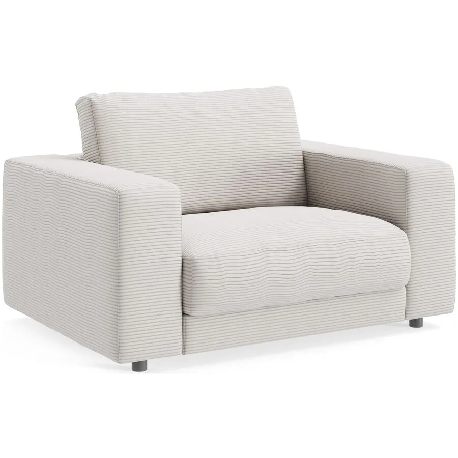 Sessel Ava snow Bezug: 88% Polyester, 12% Polyacryl B 140 T 107 H 86 cm - Möbel Konfigurator: Traummöbel individuell zusammenstellen