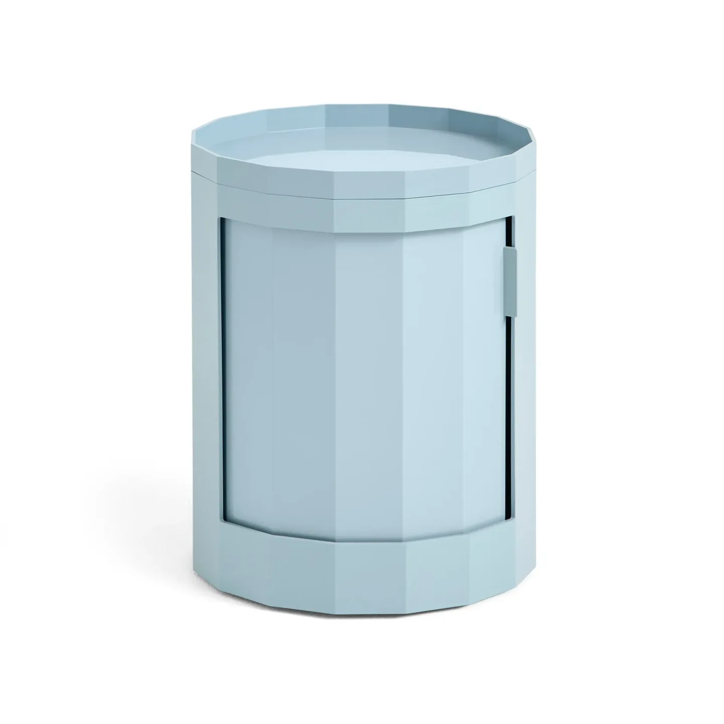 HAY Facet Cabinet 100 Beistelltisch Misty blue