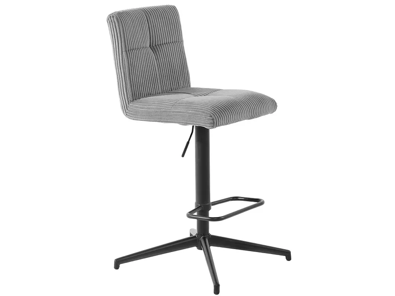 Barhocker CROSS stoff grau