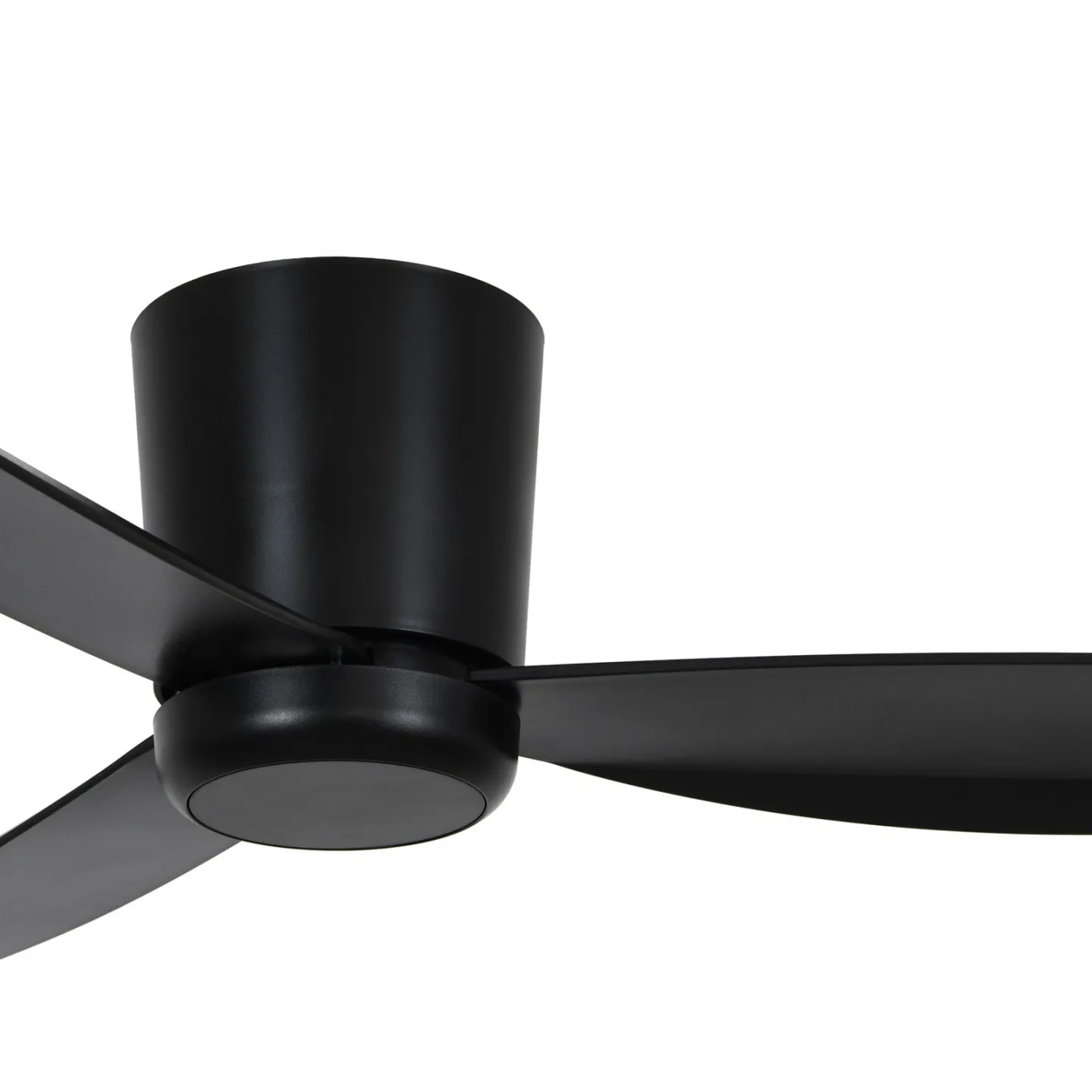 Array takfläkt med belysning, svart, 137 cm, tystgående, Beacon Beacon Lighting - Vardagsrum - Modern - Plast