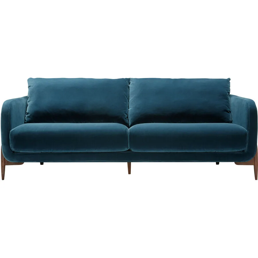 Sofa Leya Blau Stoff 215 cm 97 cm