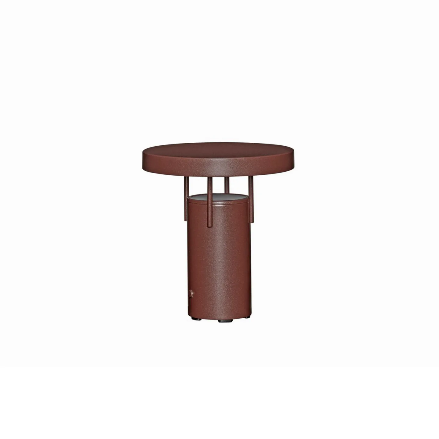 BringMe Mini LED-batteridrevet bordlampe, burgunder, 20 cm - HÜBSCH - Terrasse - Moderne - Metall - Med en lyskilde