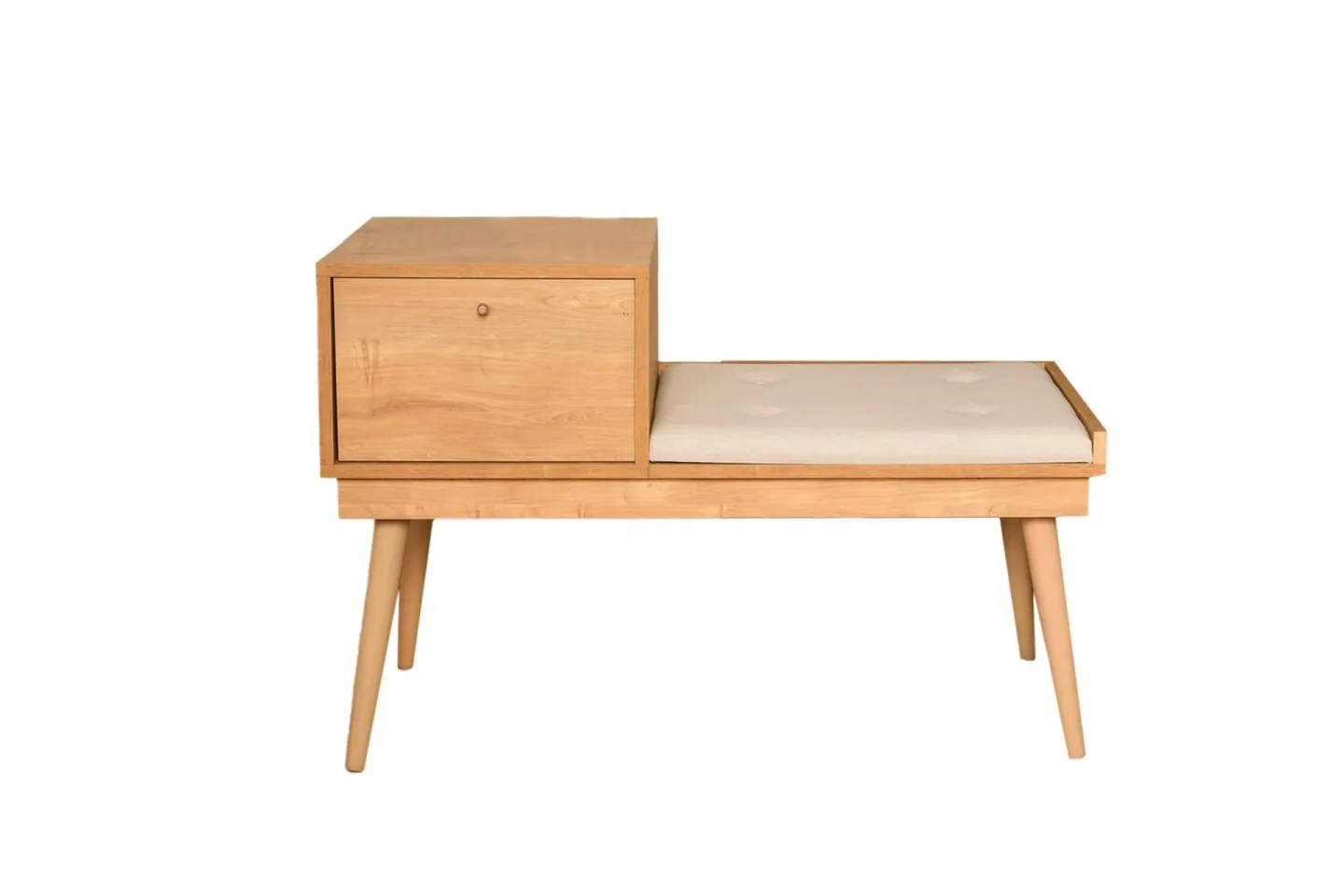 Botkins Skobänk 105 cm - Ek/Cream