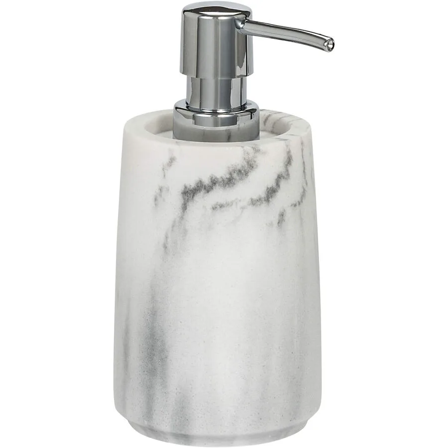 Seifenspender Liam weiss Polyresin H 16.3 cm B 7.8 cm 300 ml