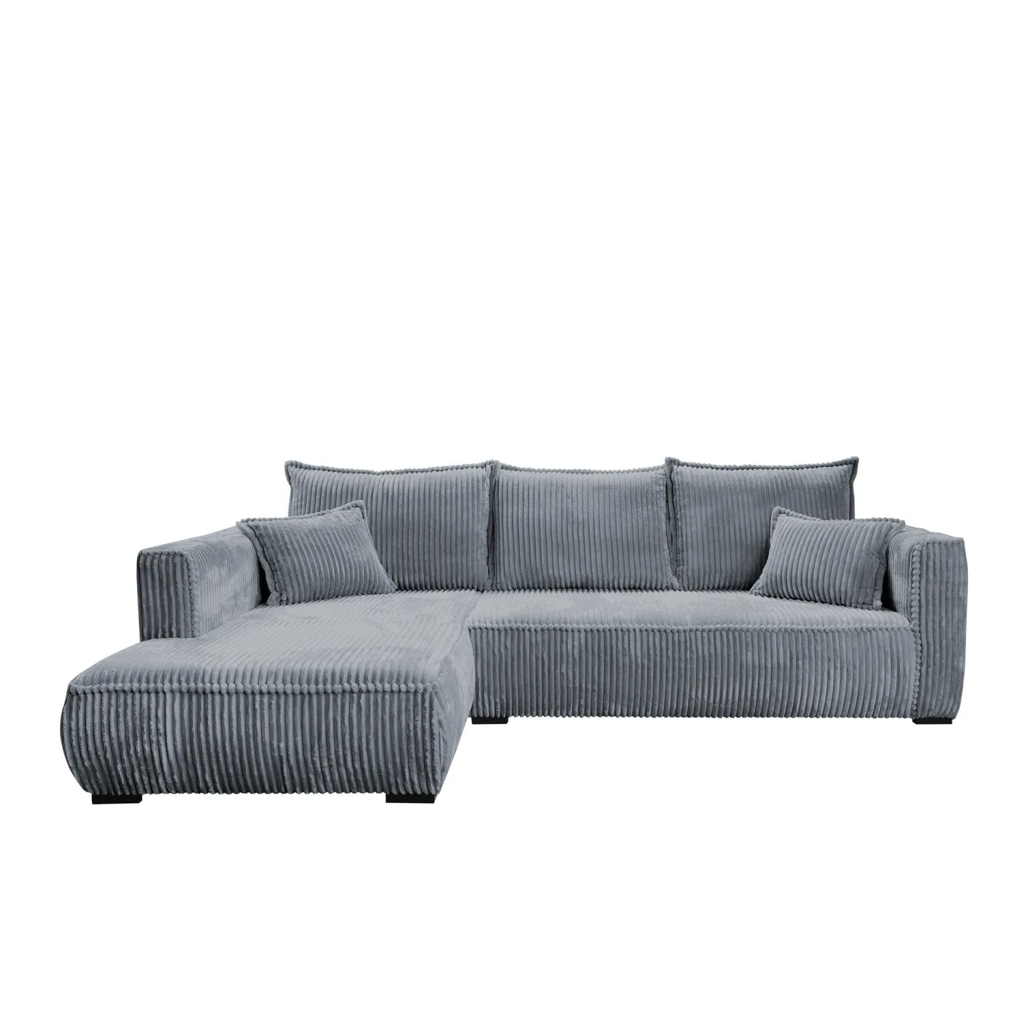 Puente 4-sits Soffa med divan - grå