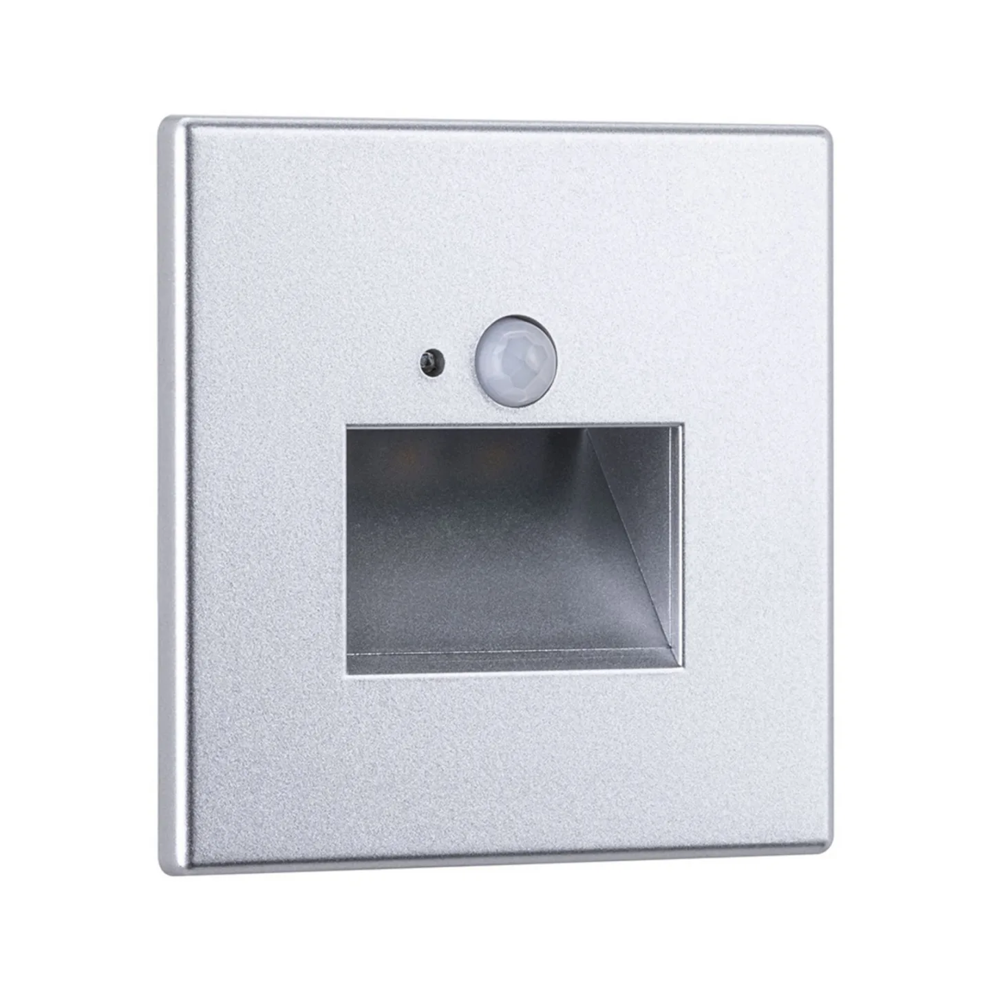 Edge Quadro LED-indbyggelampe, Square, mat krom, med sensor – Paulmann Edge Quadro Square Sensor - Entré - Moderne - Plastik - Med én lyskilde