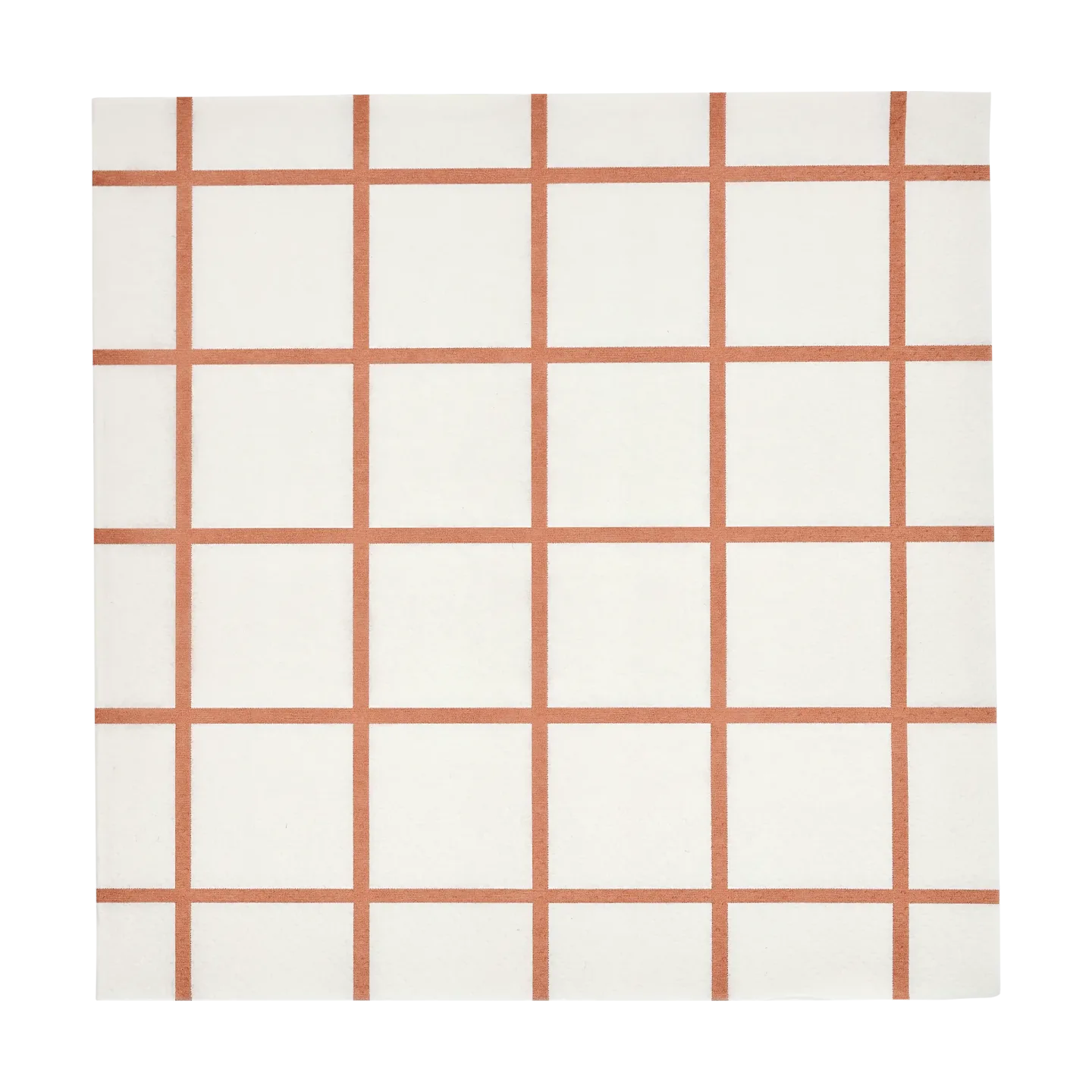 Muurla Check & Stripes Papierserviette 33x33 cm 20-Pack Beige