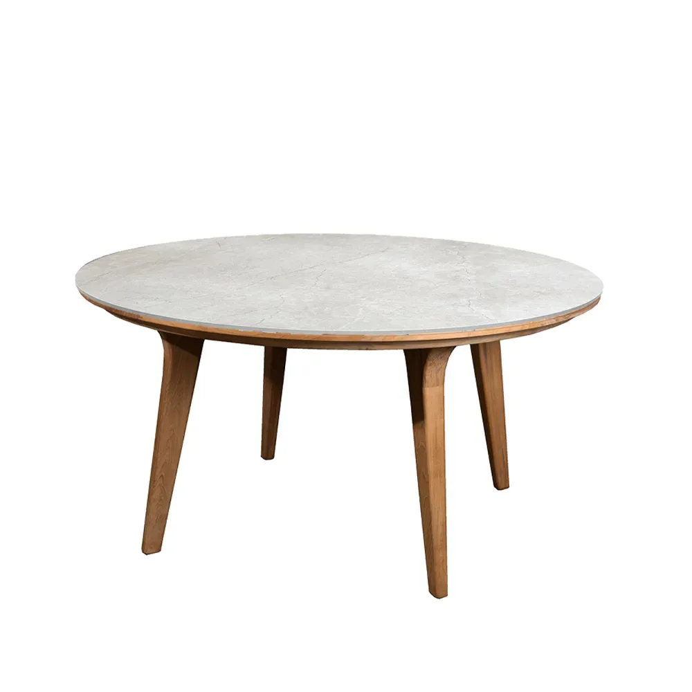 Cane-line Aspect matbord runt Fossil grey-teak