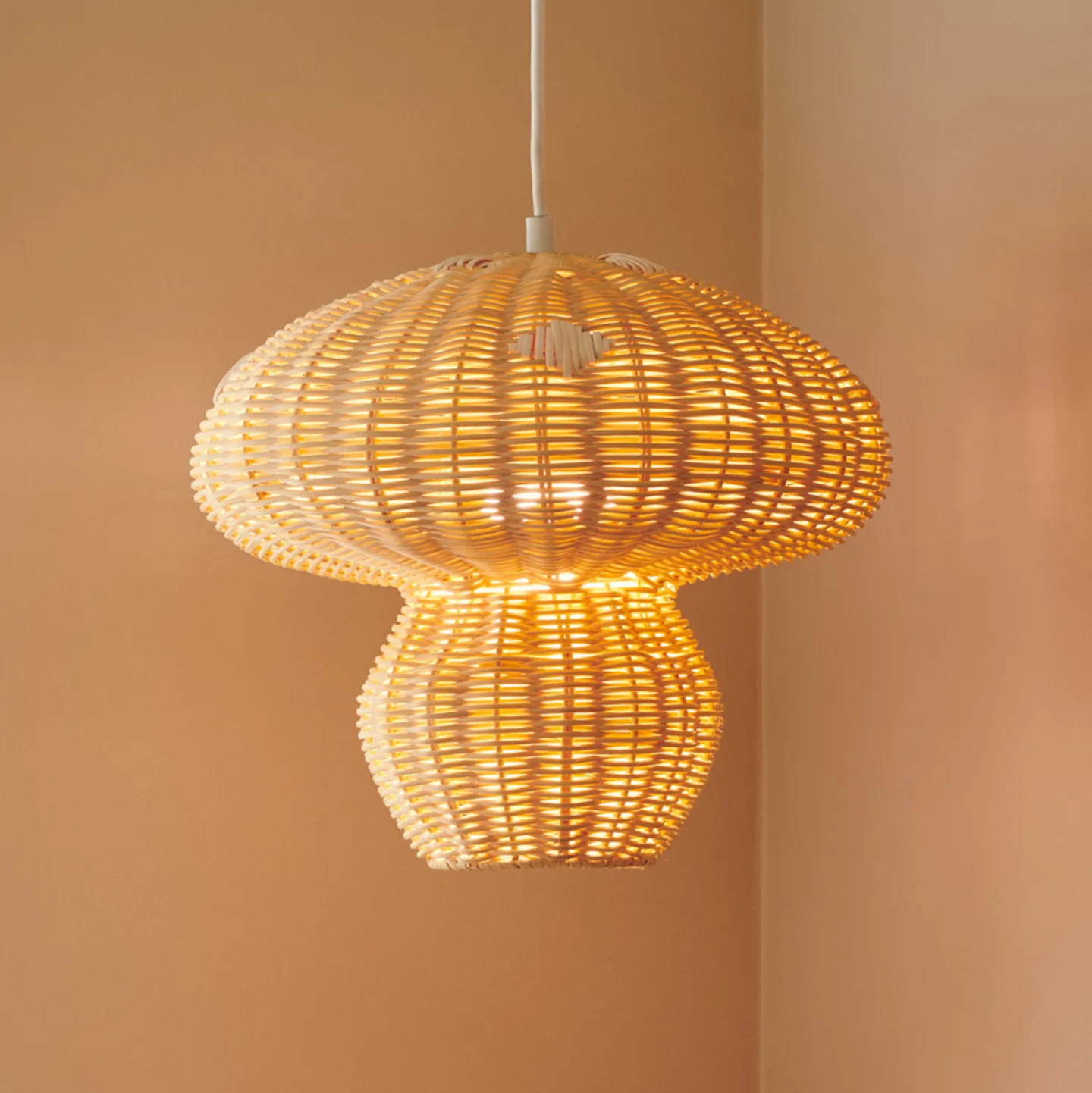 Allie Pendelleuchte Nature - Nordlux - Schlafzimmer - Holz - Einflammig