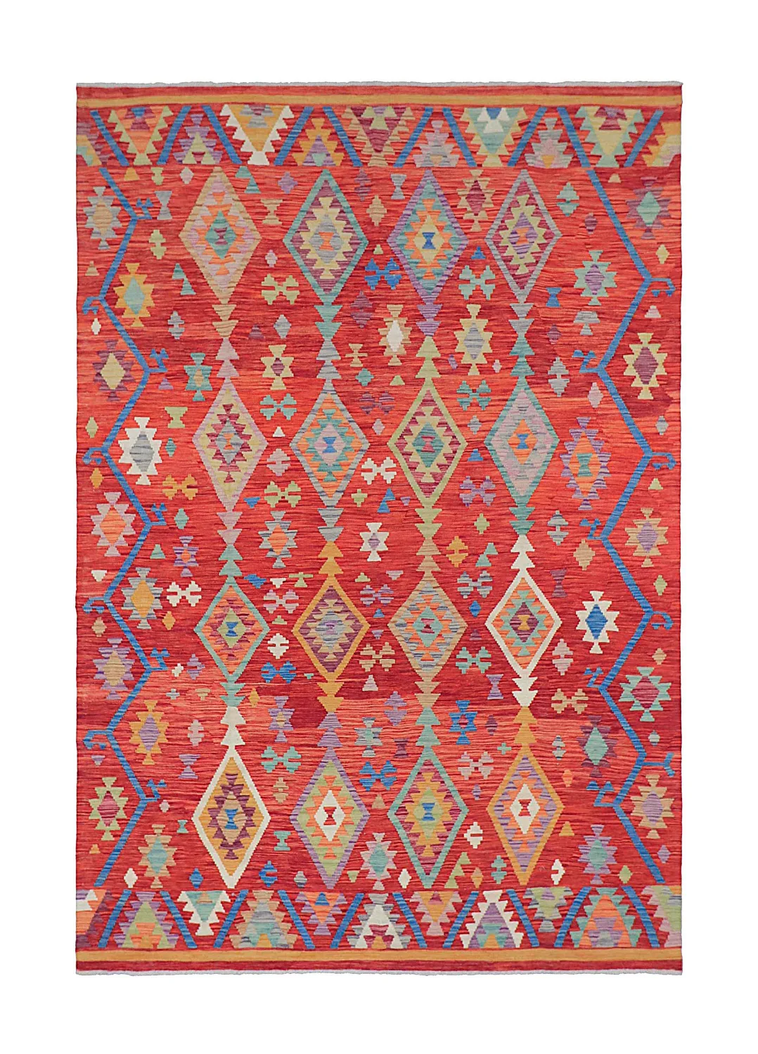 Orientalsk Teppe - Vegi Kelim Hand Woven - 201 x 300 cm (Størrelse: 201 x 300 cm)