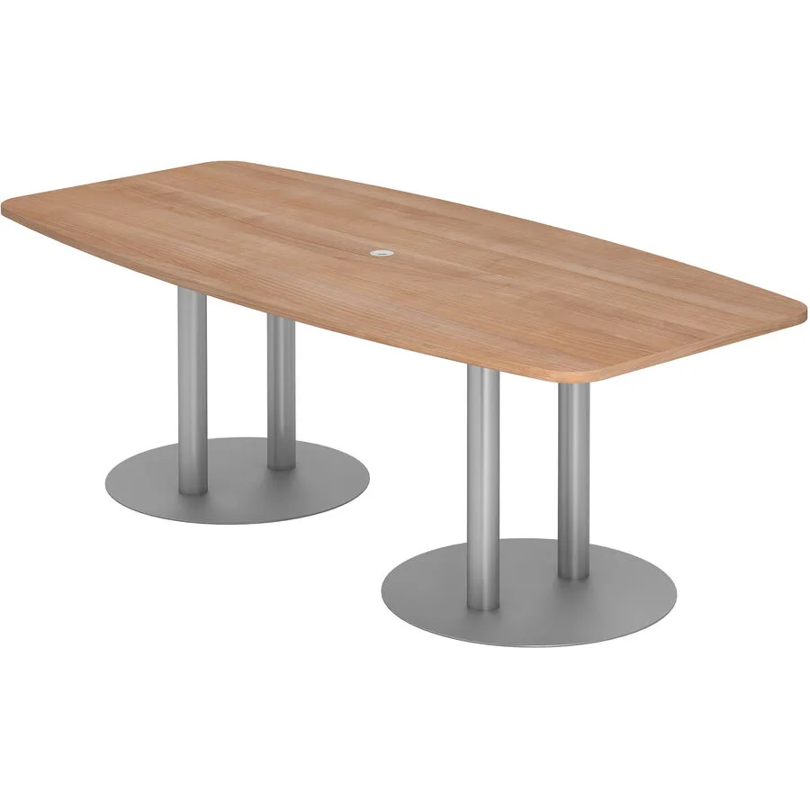 Schreibtisch Office nussbaum Holzwerkstoff B 220 T 103 cm