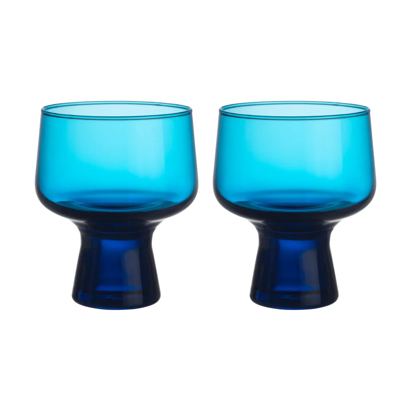 Iittala Solare Kelch 29 cl 2er-Pack Electric Blue