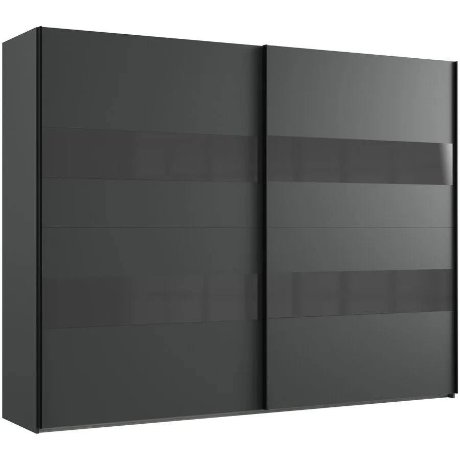 Kleiderschrank Akshay graphit Holzwerkstoff B 270 cm