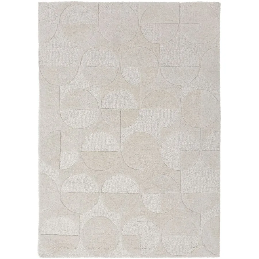 Teppich Gabby Natur 100% Wolle 120 x 170 cm
