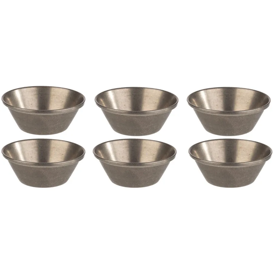 Schälchen-Set Aps Silber Edelstahl 6 cm 2.5 cm