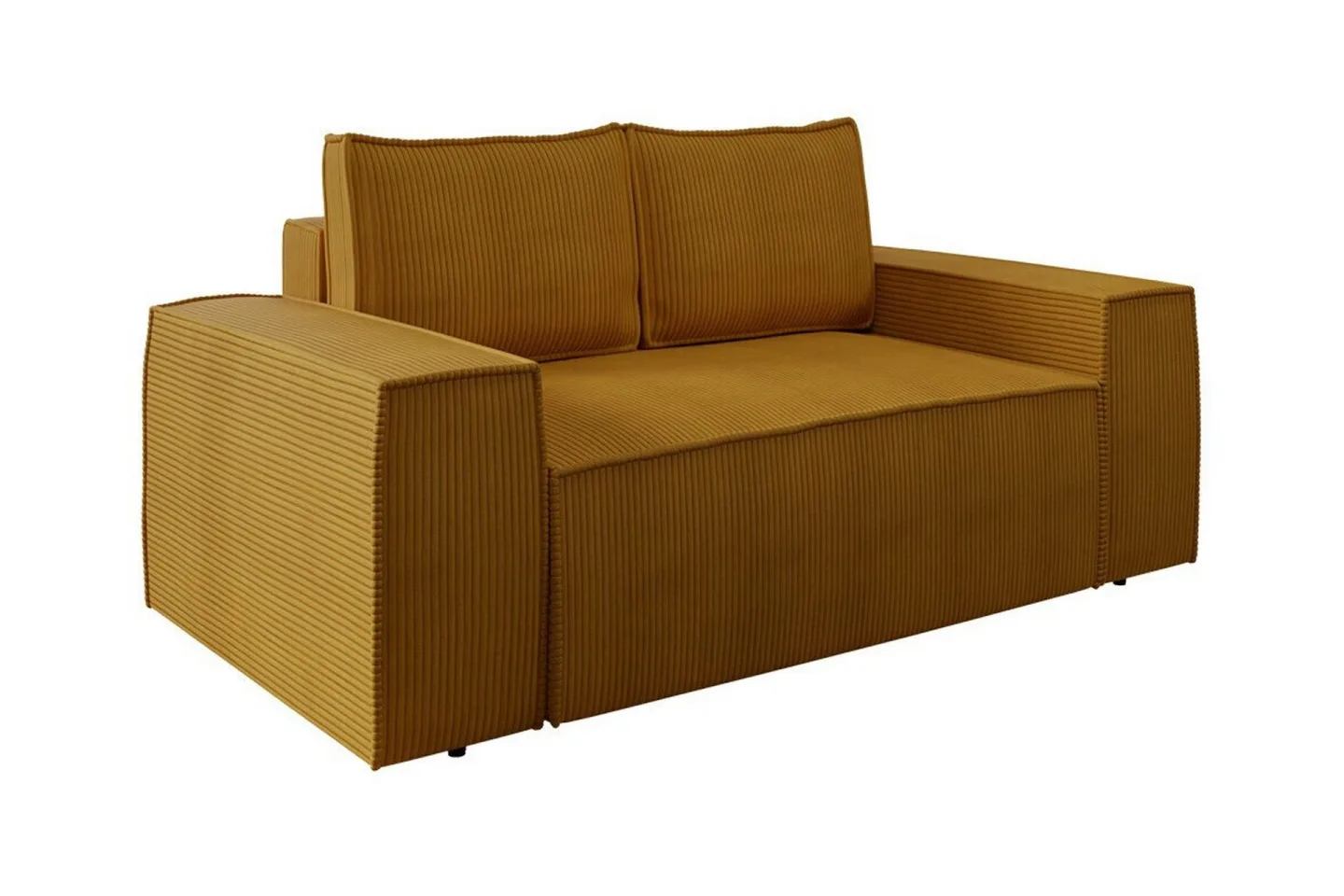 Knocklong 2-sits Bäddsoffa - Gul