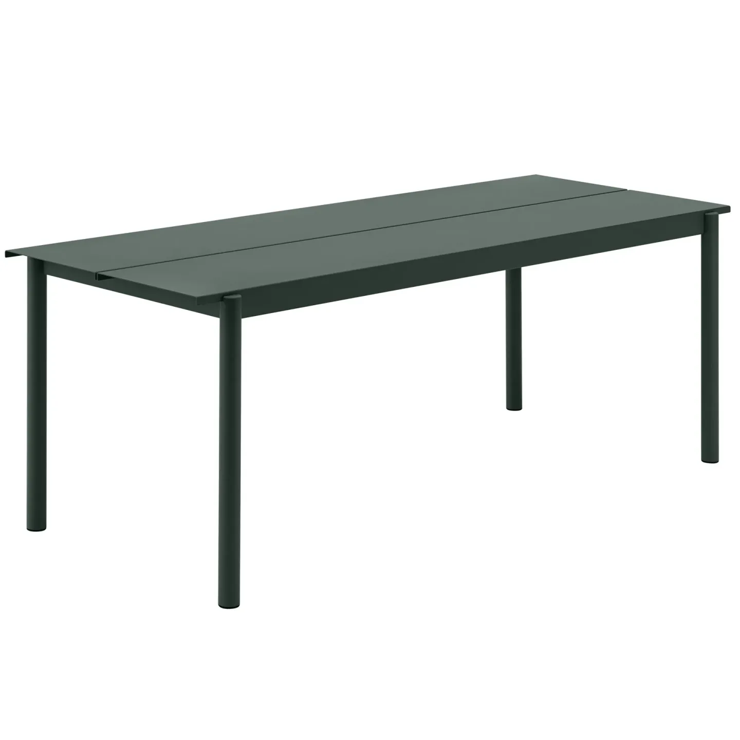 Muuto Linear Steel bord 200x75 cm Dark green