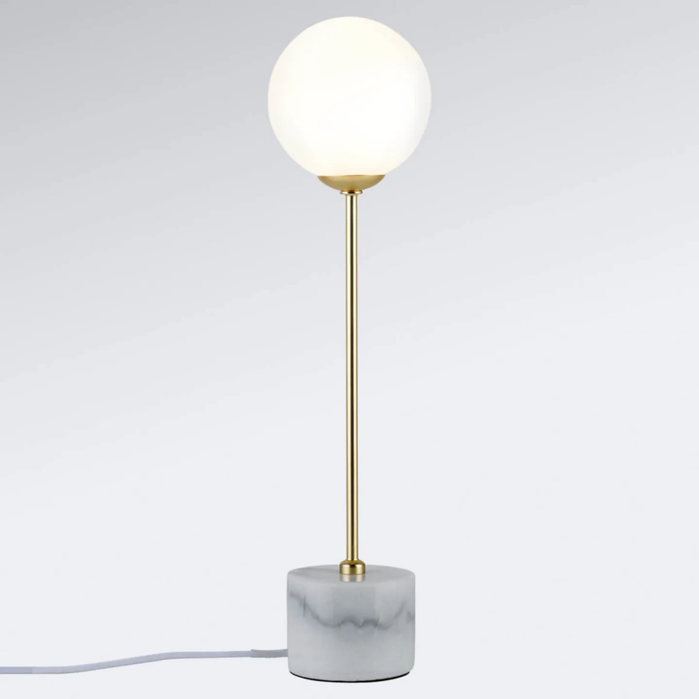 Moa Bordslampa Vit/Gold/Marble - Paulmann - Vardagsrum - Modern - Sten - Med lampskärm