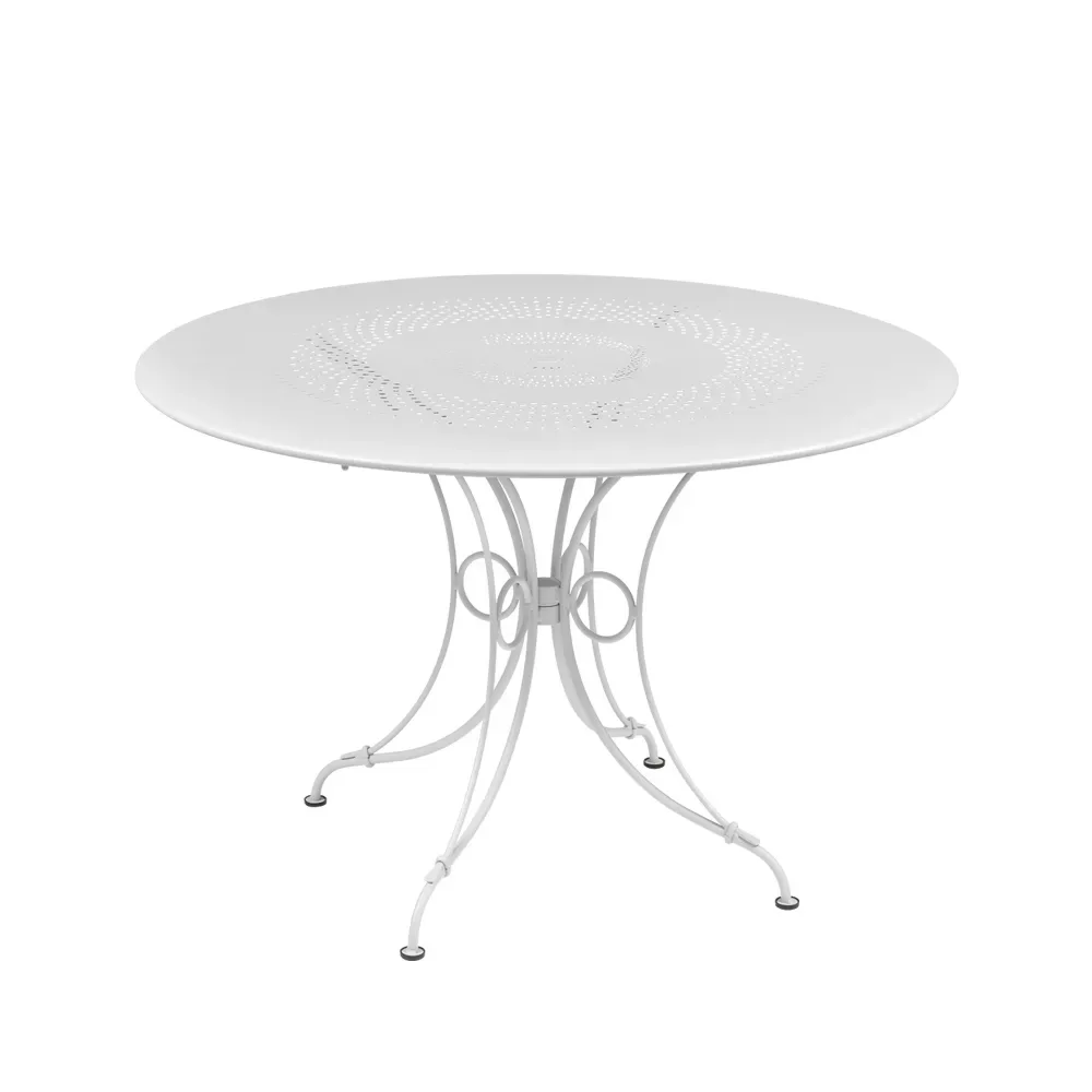 Fermob 1900 bord Ø117 cm Cotton white (vit)