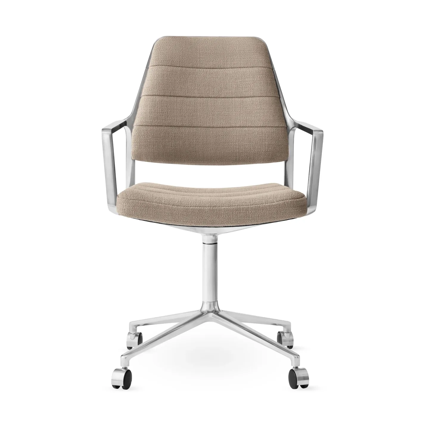 Vipp Vipp455 Swivel chair kontorsstol med hjul Tide dark sand-polished aluminium