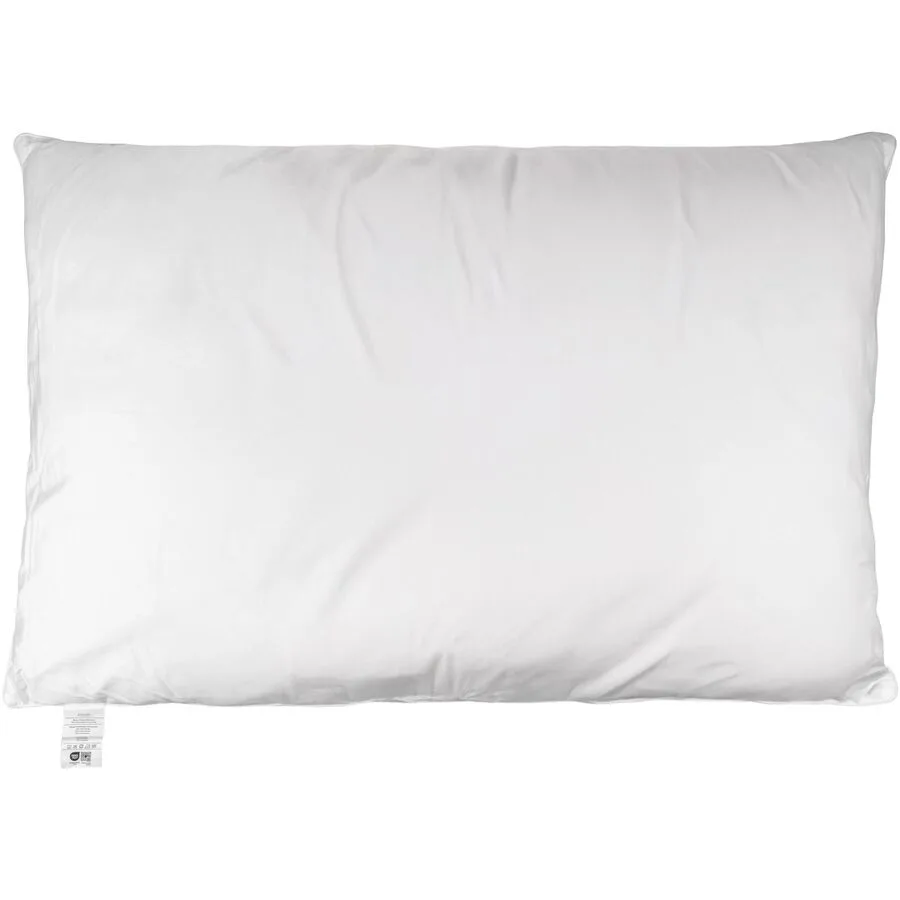 Kissen COCON Weiss Baumwolle/Wolle/Polyester 65 x 100 cm - Material: Baumwolle/Merinowolle