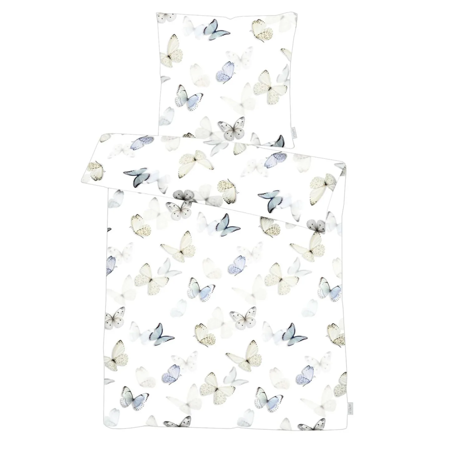Apelt Bettwäsche-Set Papillon Hellblau Blau | Schubiger Möbel