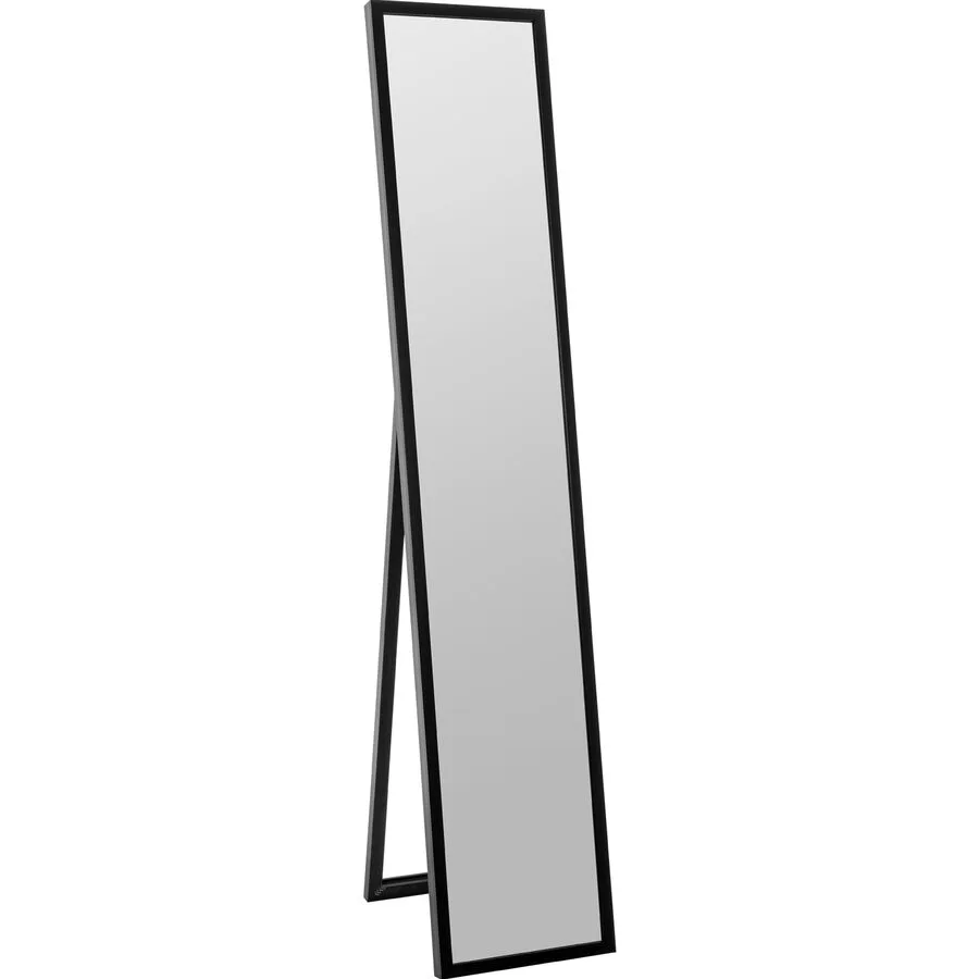 Standspiegel Melanie schwarz Plastik Rechteckig B 30 H 150 cm