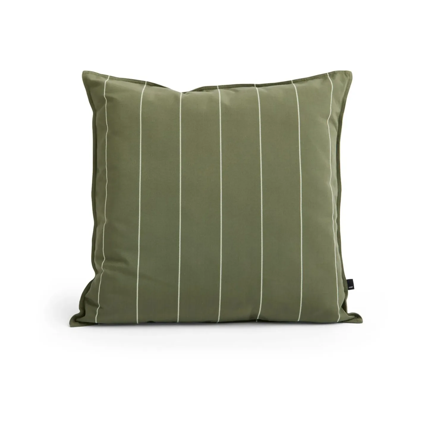 HAY Terrazza Kissen Olive narrow stripe, 60x60 cm