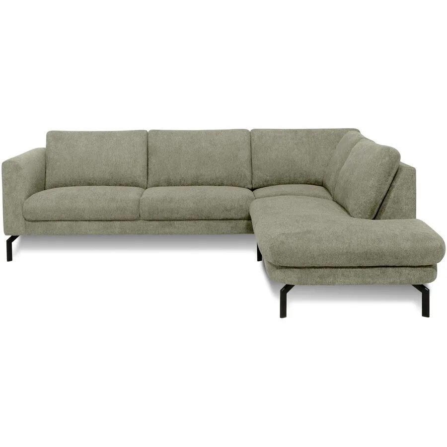 Ecksofa Gomero Rechts Stoff blassgrün B 264 T 220 cm