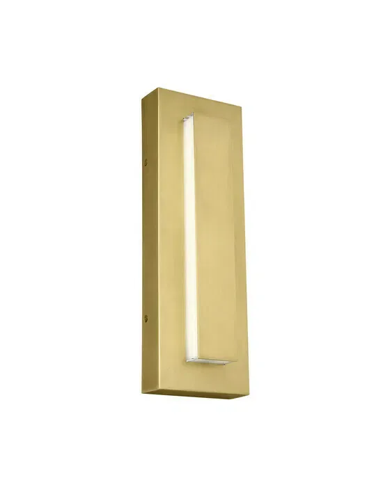 Aspen 15 Outdoor Wall Brass