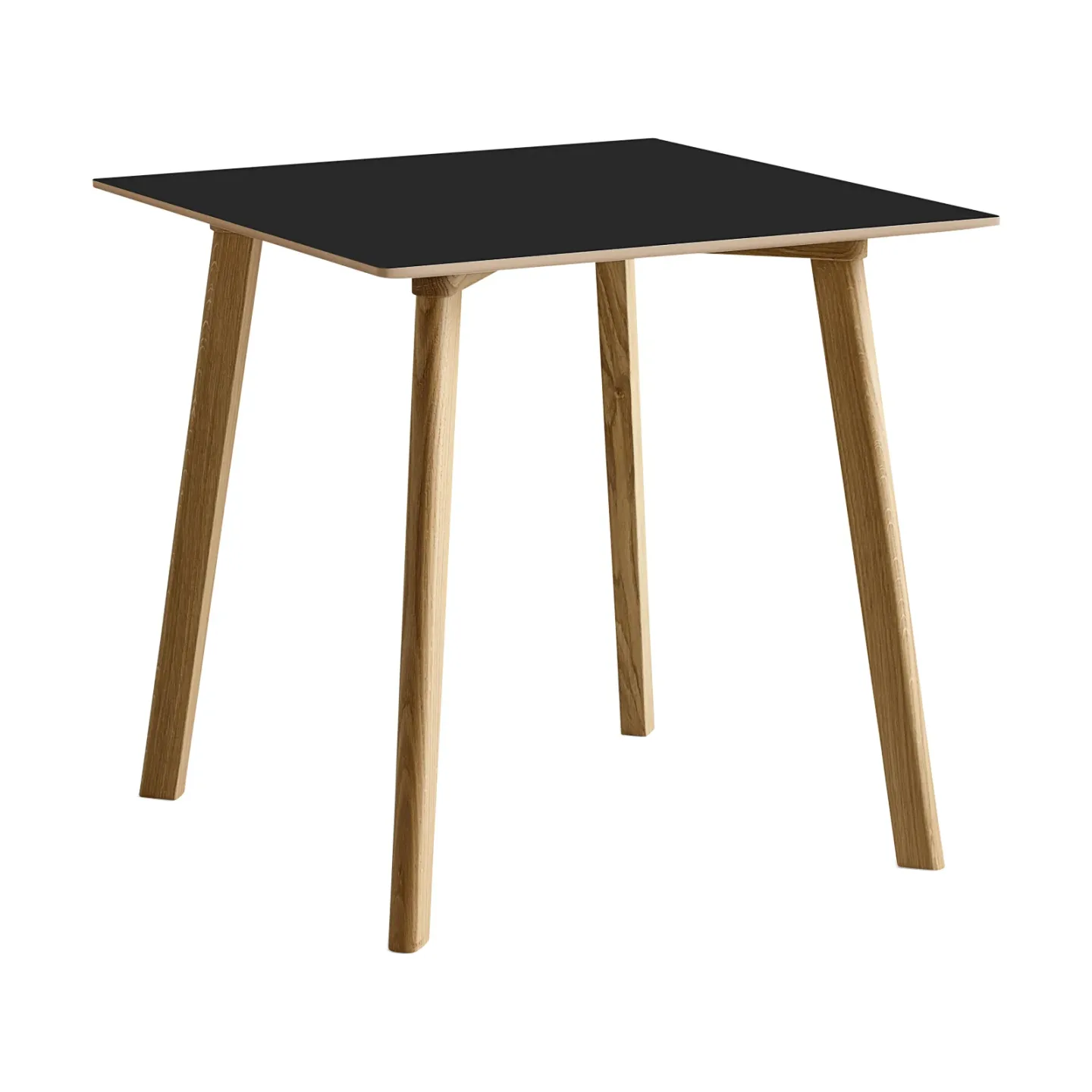 HAY CPH210 Deux 2.0 bord 75x75 cm Black laminate-lacquered oak