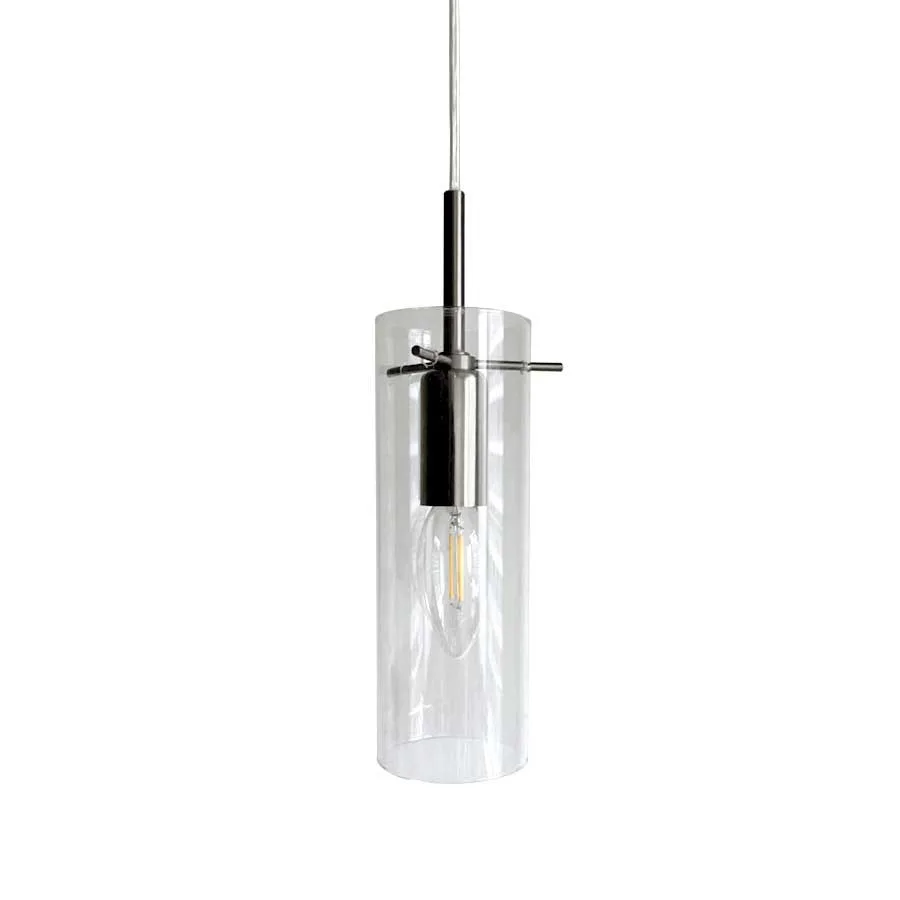 Nordic Lighting - Cilinda Ø7 - Fönsterlampa - Krom/transparent