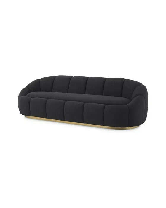 Inger soffa bouclé black