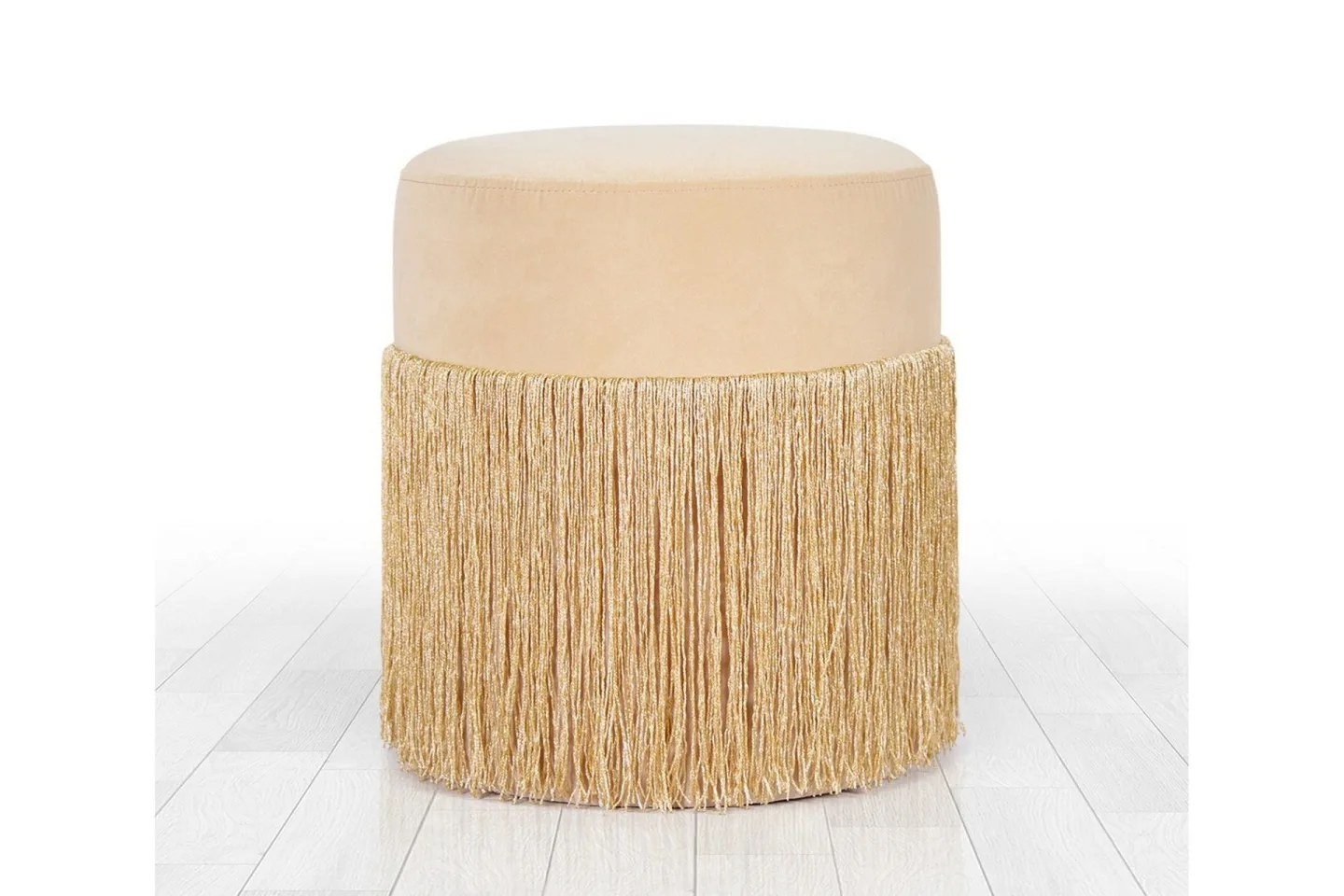 Glassboro Sittpuff 40 cm - Guld