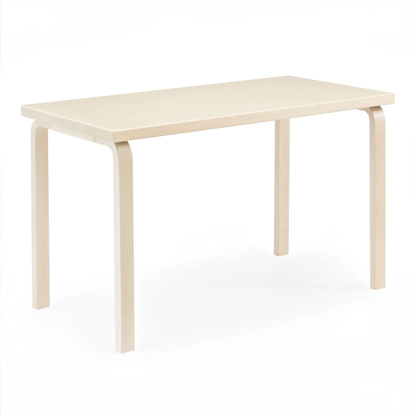 Artek - Aalto Table 80A, Birch veneer top, Natural lac - Matbord - Alvar Aalto - Träfärgad - Trä