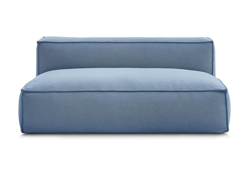 2er Gartensofa BOBOCHIC BIARRITZ Stoff chiniert blau
