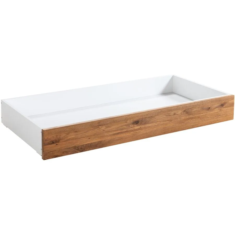 Hasena Bettschubkasten Castello Wildeiche/Weiss Wildeiche/MDF Massivholz B 137 T 67 cm