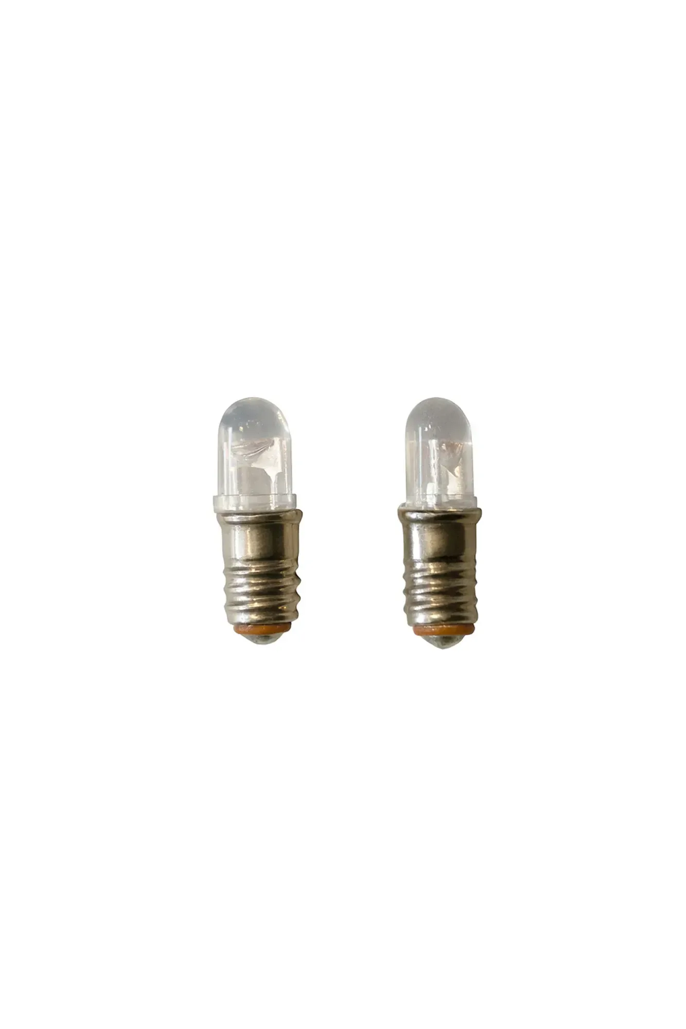 Ersatzlampe E5 Klar LED 0,1W 3V 2-Pack