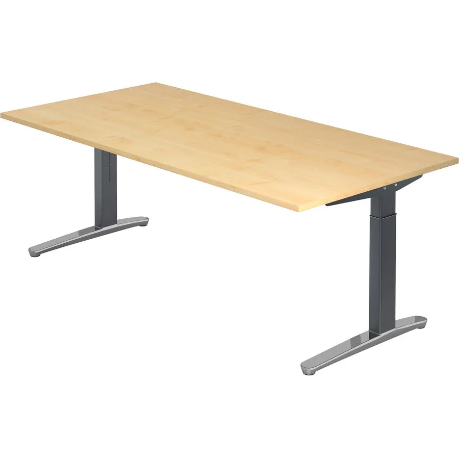 Schreibtisch Office Ahorn Holzwerkstoff B 200 T 100 cm
