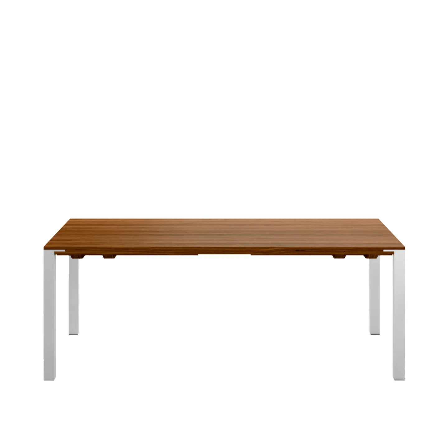Naver Collection - GM 2110 Bord, 170 x 100 cm, Skiva i Oljad valnöt, 1 tilläggsskiva i samma trä, Ben i borstat rostfritt stål - Matbord - Nissen & Gehl - Träfärgad - Metall/Trä