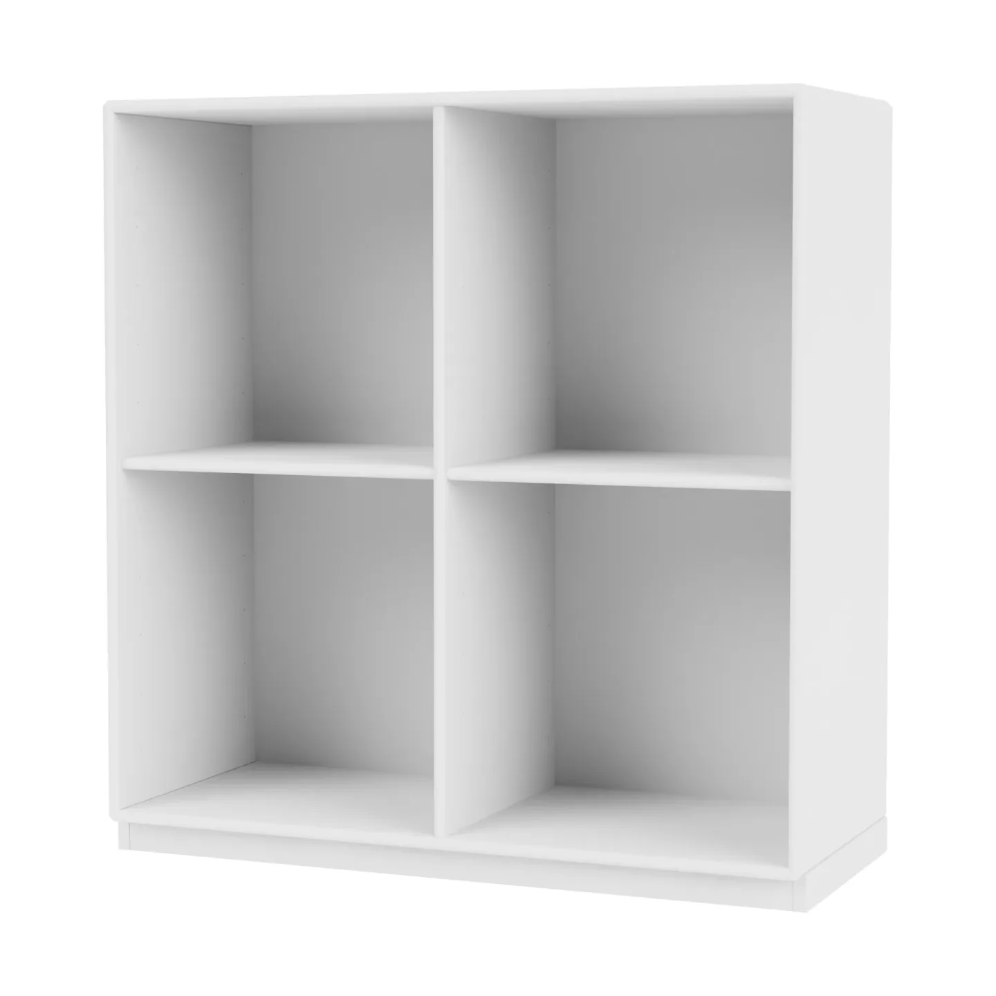 Montana SHOW Regal 69,6 x 69,6cm, Sockel 3cm 38-Snow