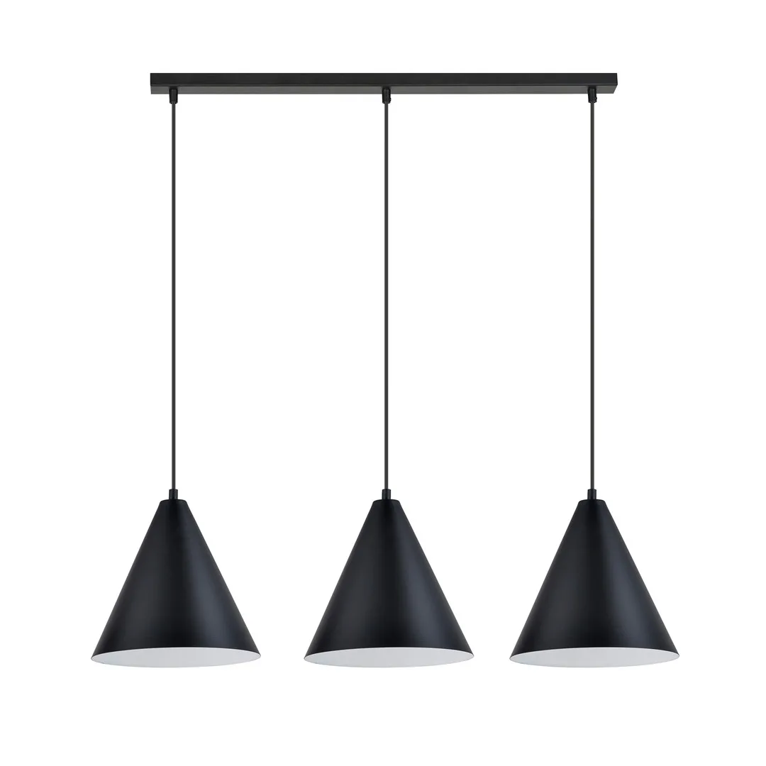 Emibig Lighting - Rebel 93cm - Taklampa - Svart/vit